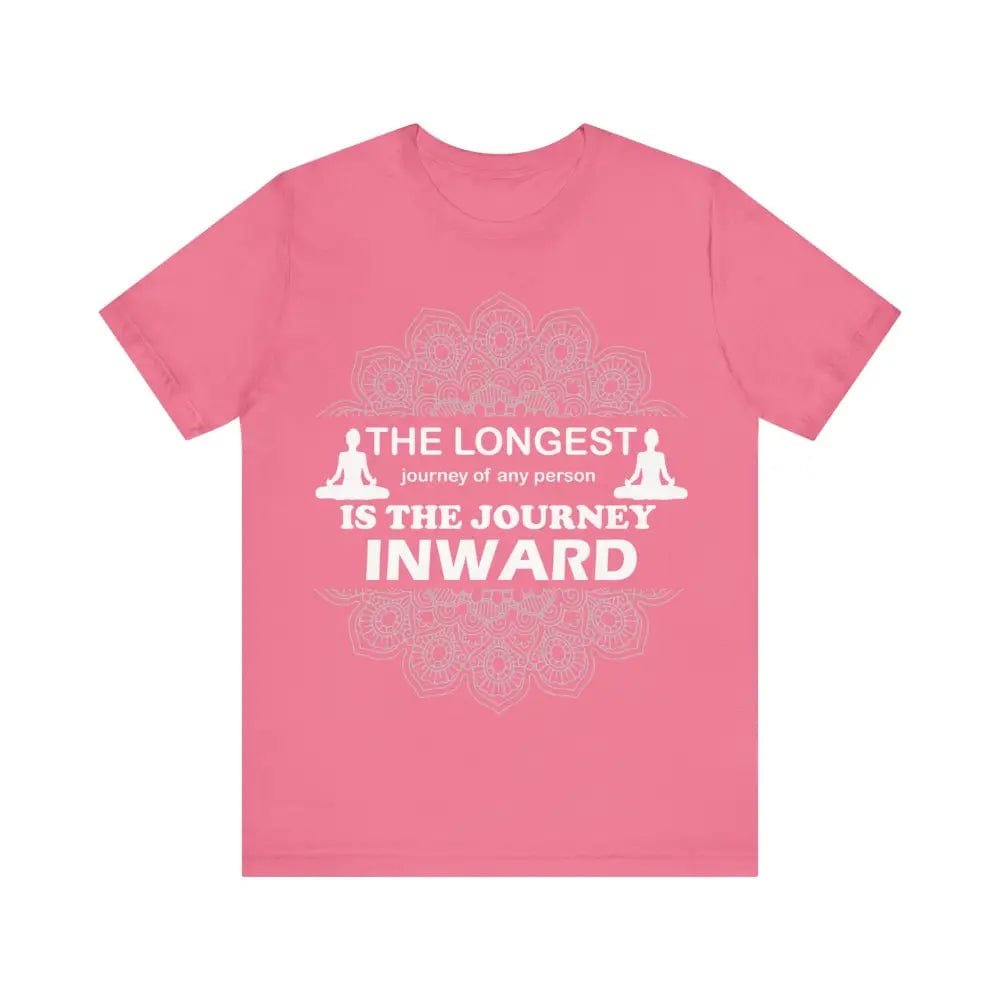 The Longest Journey unisex jersey short sleeve tee - Charity Pink / S - T-Shirt