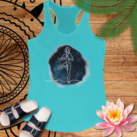 Tree pose Women’s Ideal Racerback Tank - Tank Top