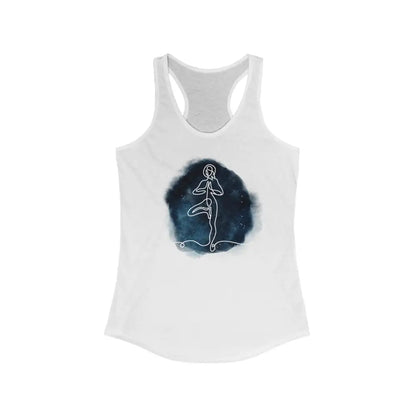 Tree pose Women’s Ideal Racerback Tank - XS / Solid White - Tank Top