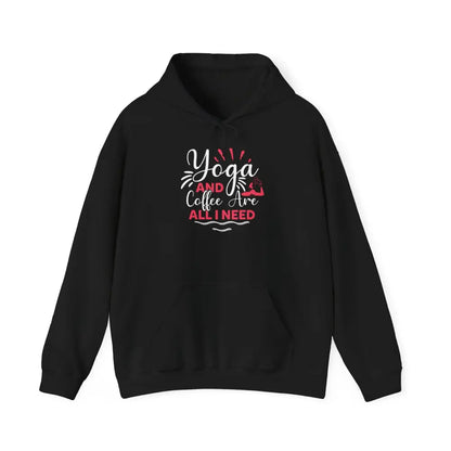 Yoga and Coffee Unisex Heavy Blend™ Hooded Sweatshirt - Hoodie