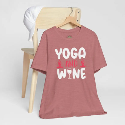 🧘‍♀️Yoga and Wine 🍷Tee for Yogis - T-Shirt