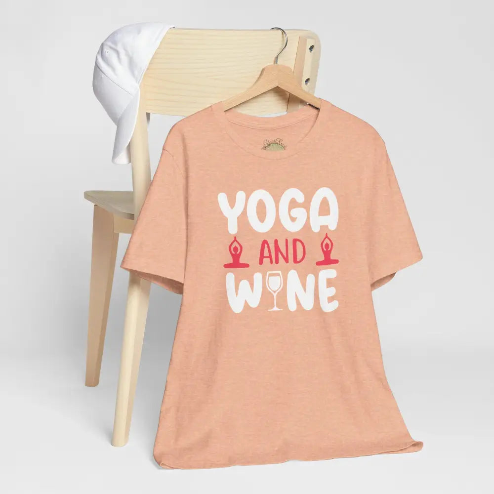 🧘‍♀️Yoga and Wine 🍷Tee for Yogis - T-Shirt