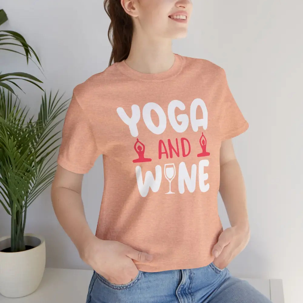 🧘‍♀️Yoga and Wine 🍷Tee for Yogis - T-Shirt