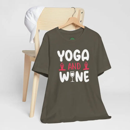 🧘‍♀️Yoga and Wine 🍷Tee for Yogis - T-Shirt