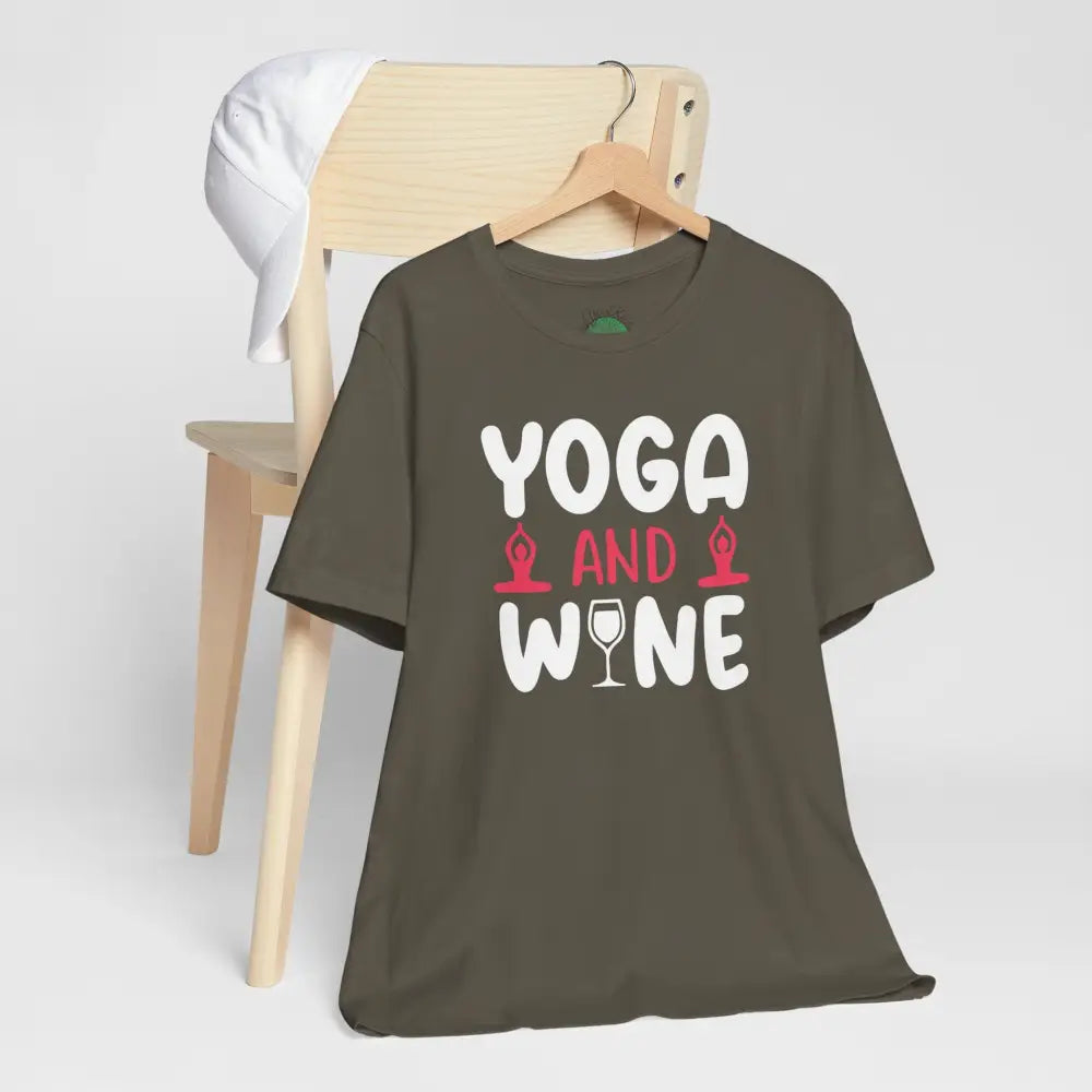 🧘‍♀️Yoga and Wine 🍷Tee for Yogis - T-Shirt