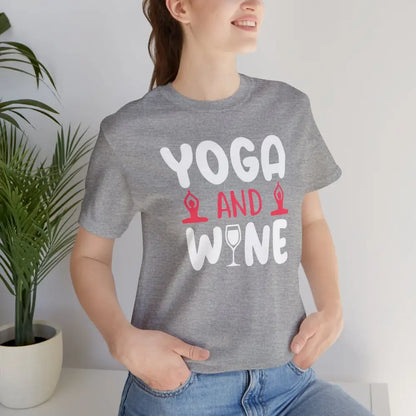 🧘‍♀️Yoga and Wine 🍷Tee for Yogis - T-Shirt
