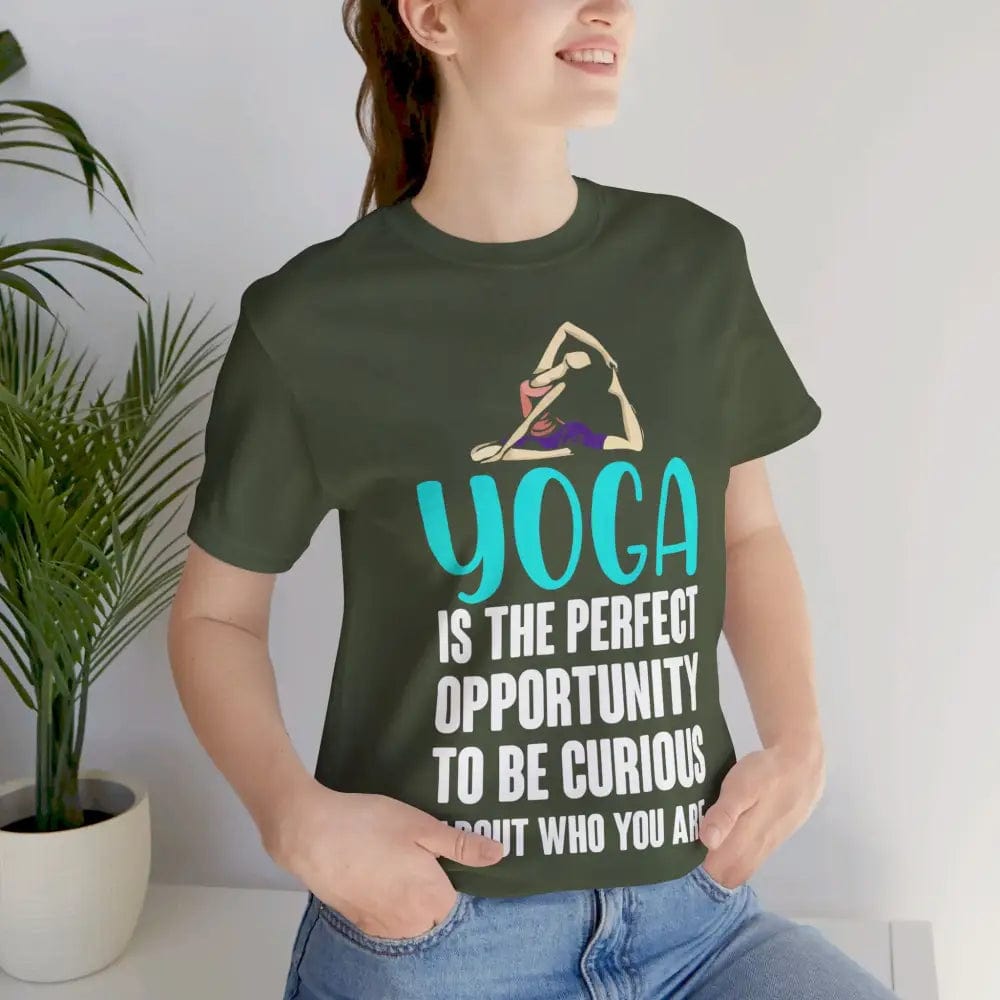 Yoga - Be Curious About Self unisex jersey short sleeve tee - T-Shirt