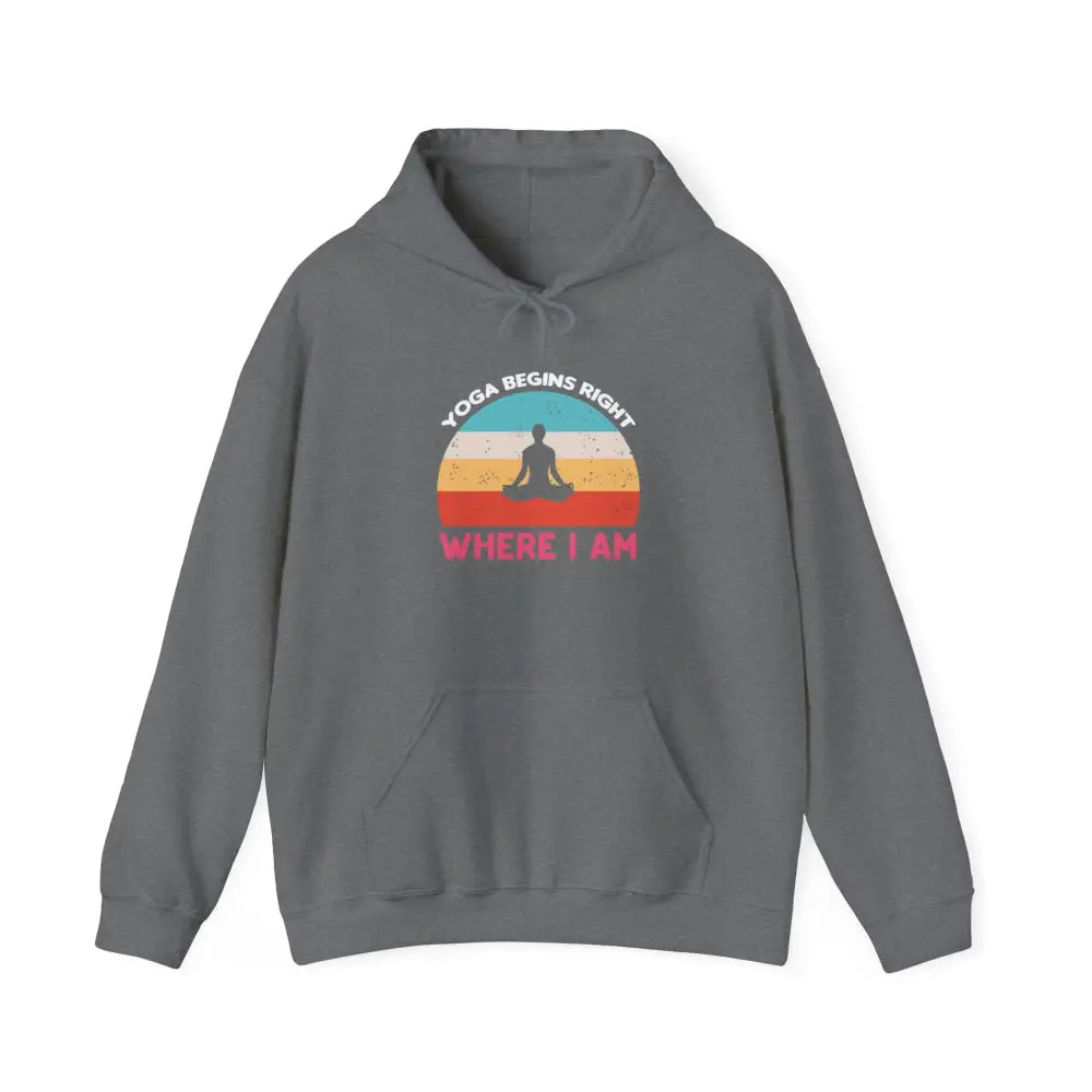 Yoga Begins Unisex Heavy Blend™ Hooded Sweatshirt - Hoodie