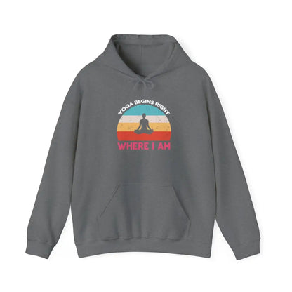 Yoga Begins Unisex Heavy Blend™ Hooded Sweatshirt - Hoodie