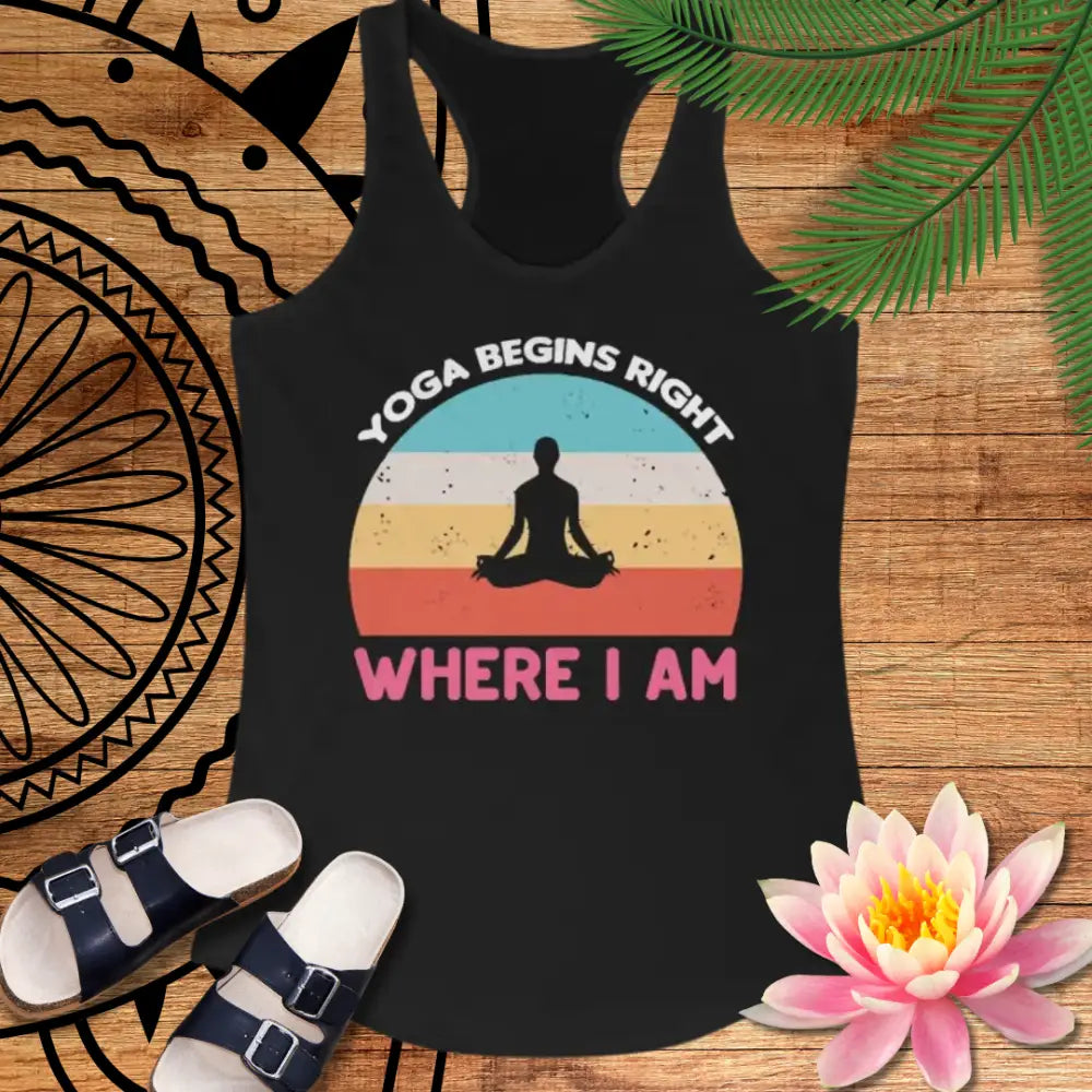 Yoga Begins Women’s Ideal Racerback Tank - Tank Top