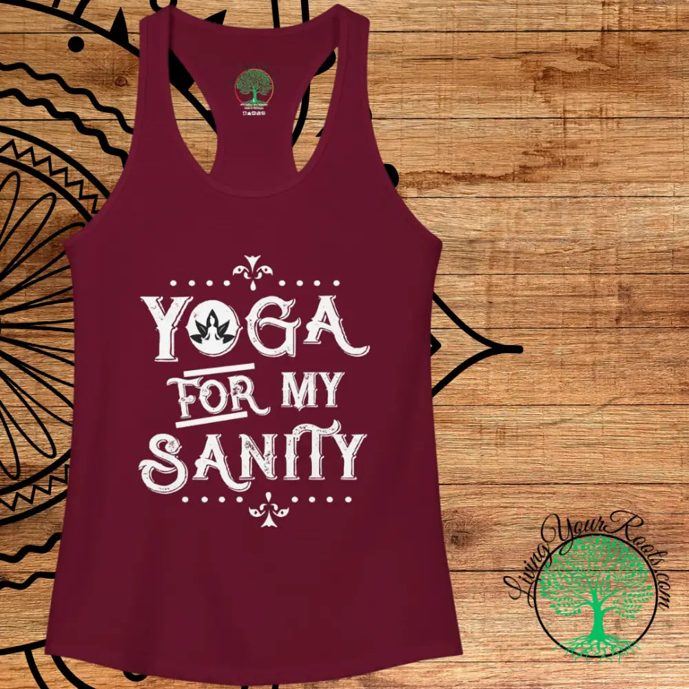 Yoga for My Sanity Racerback Tank, Women’s Yoga Tank Top - Tank Top