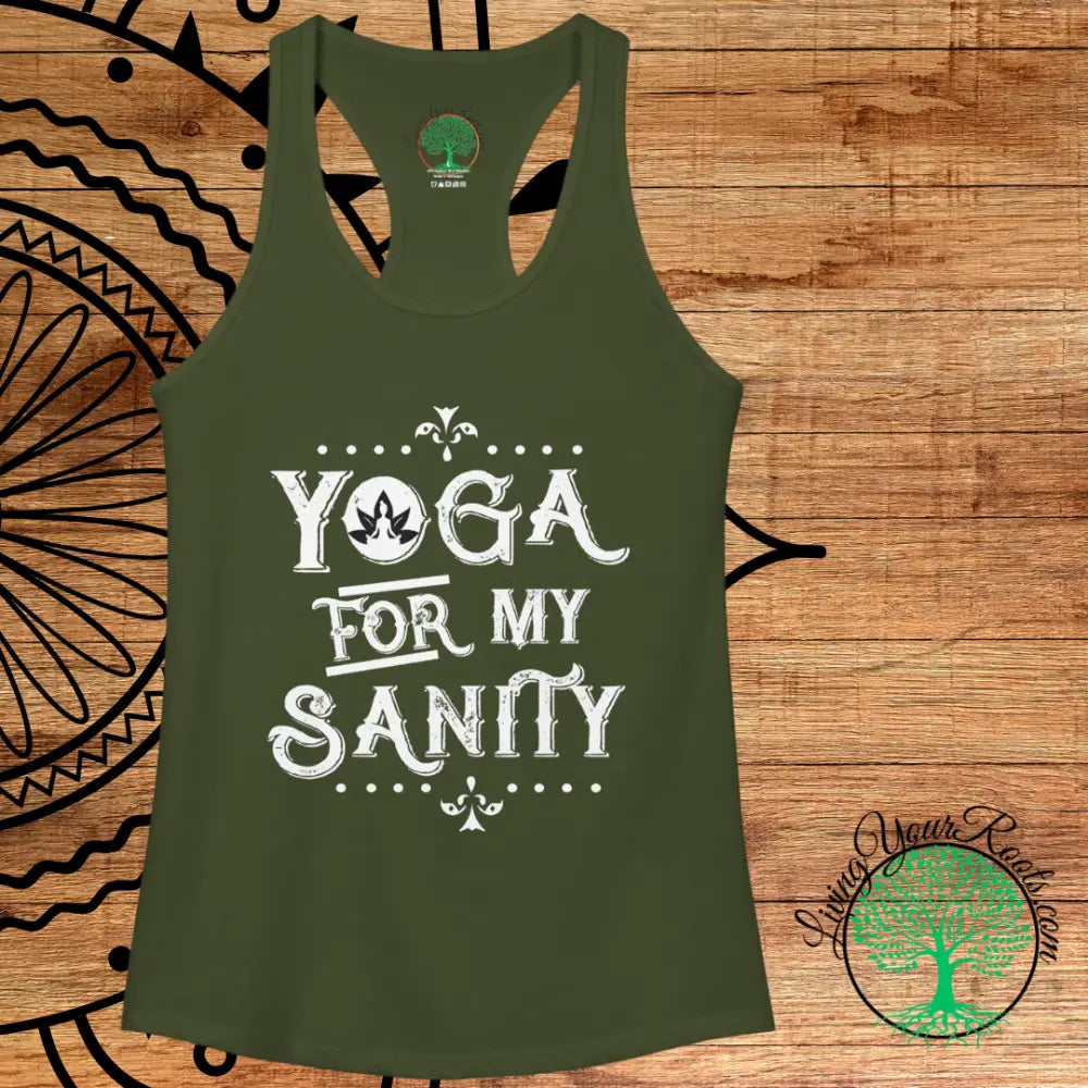 Yoga for My Sanity Racerback Tank, Women’s Yoga Tank Top - Tank Top