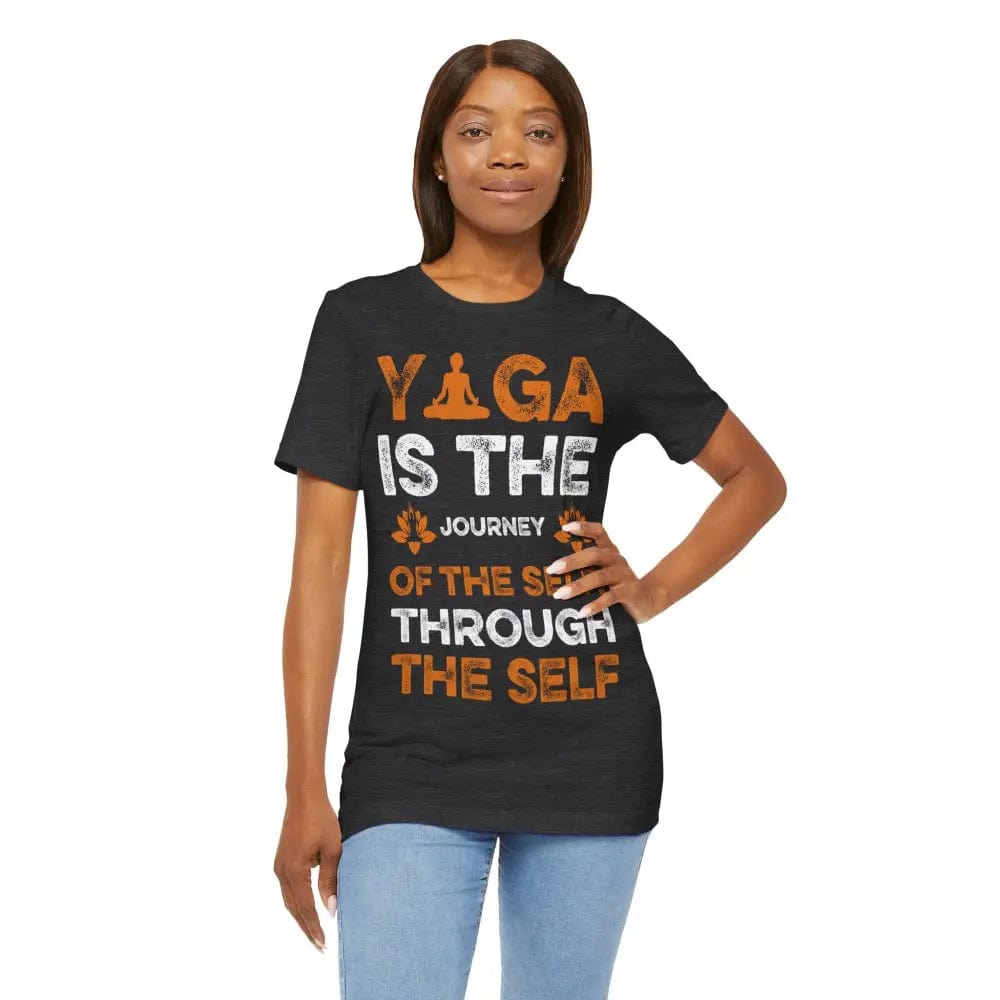 Yoga is a Journey unisex jersey short sleeve tee - T-Shirt