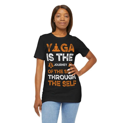 Yoga is a Journey unisex jersey short sleeve tee - T-Shirt