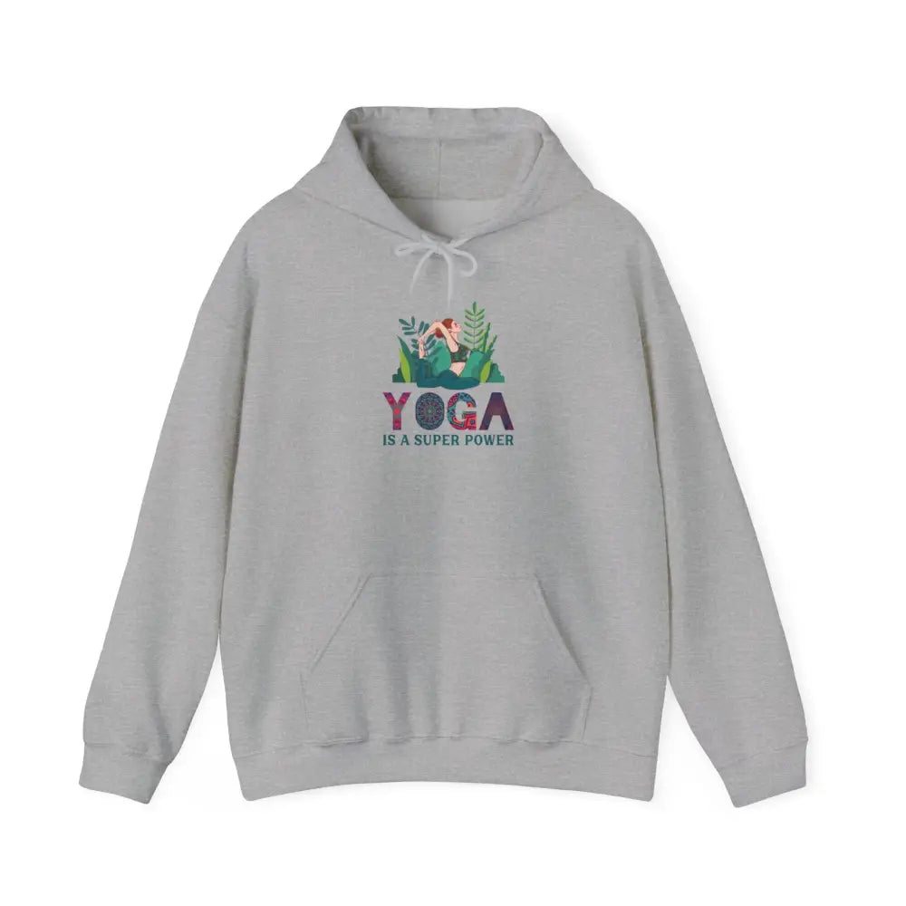 Yoga is a Superpower Unisex Heavy Blend™ Hooded Sweatshirt - Hoodie