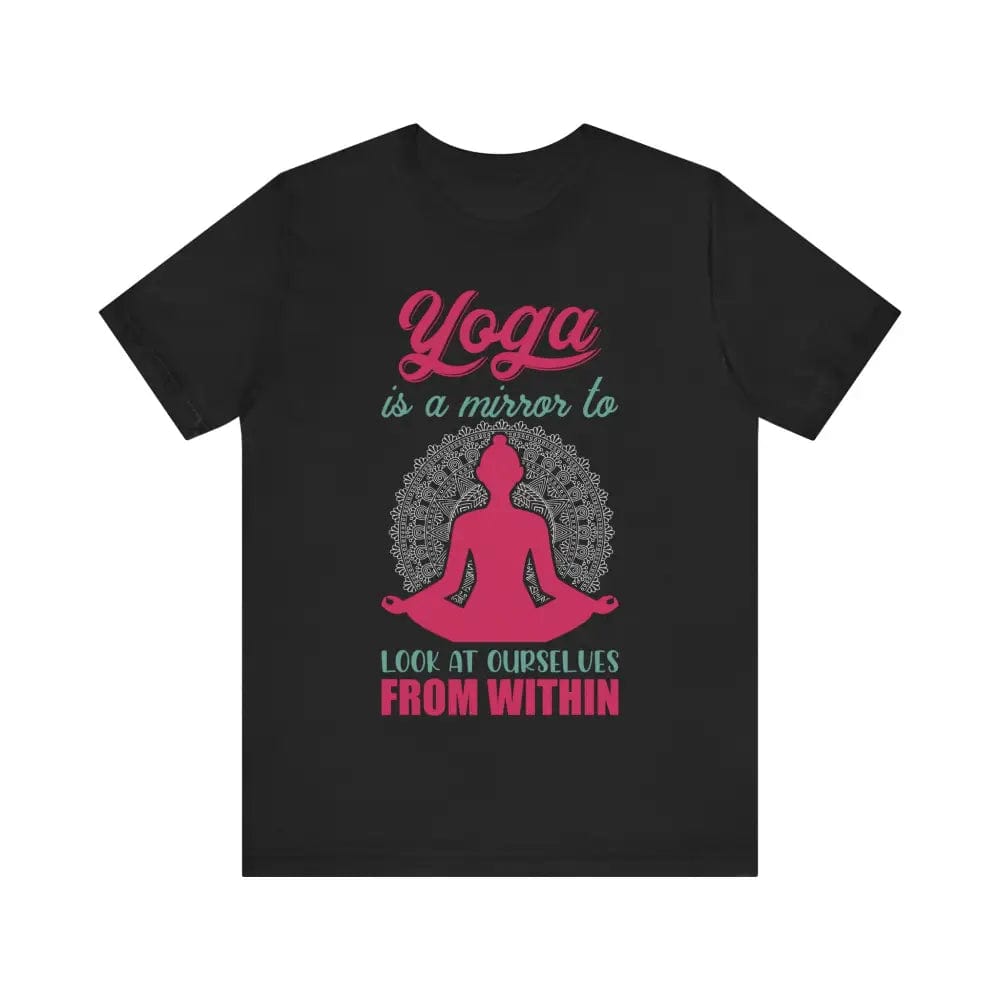 Yoga is... Unisex Jersey Short Sleeve Yoga Tee - Black / S - T-Shirt