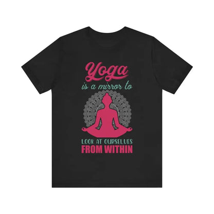 Yoga is... Unisex Jersey Short Sleeve Yoga Tee - Black / S - T-Shirt