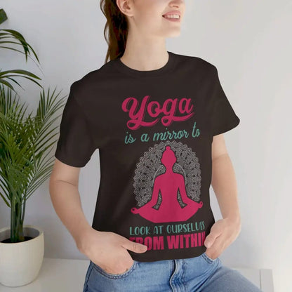 Yoga is... Unisex Jersey Short Sleeve Yoga Tee - T-Shirt