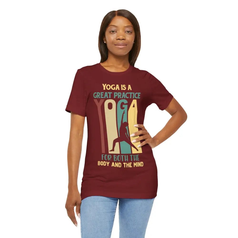 Yoga is... Unisex Jersey Short Sleeve Yoga Tee - T-Shirt