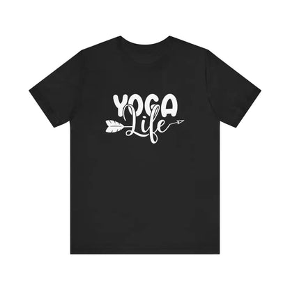 Yoga Life Unisex Jersey Short Sleeve Tee - Black / S - T-Shirt