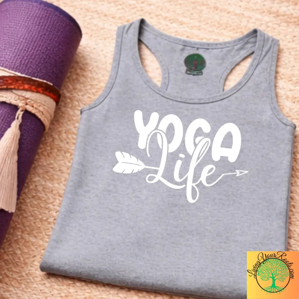 Yoga Life Women’s Racerback Tank, Comfortable Yoga Tank Top - Tank Top
