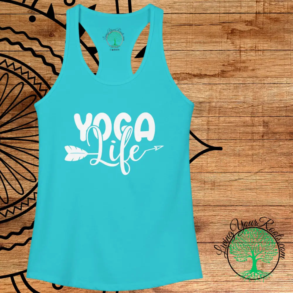 Yoga Life Women’s Racerback Tank, Comfortable Yoga Tank Top - Tank Top