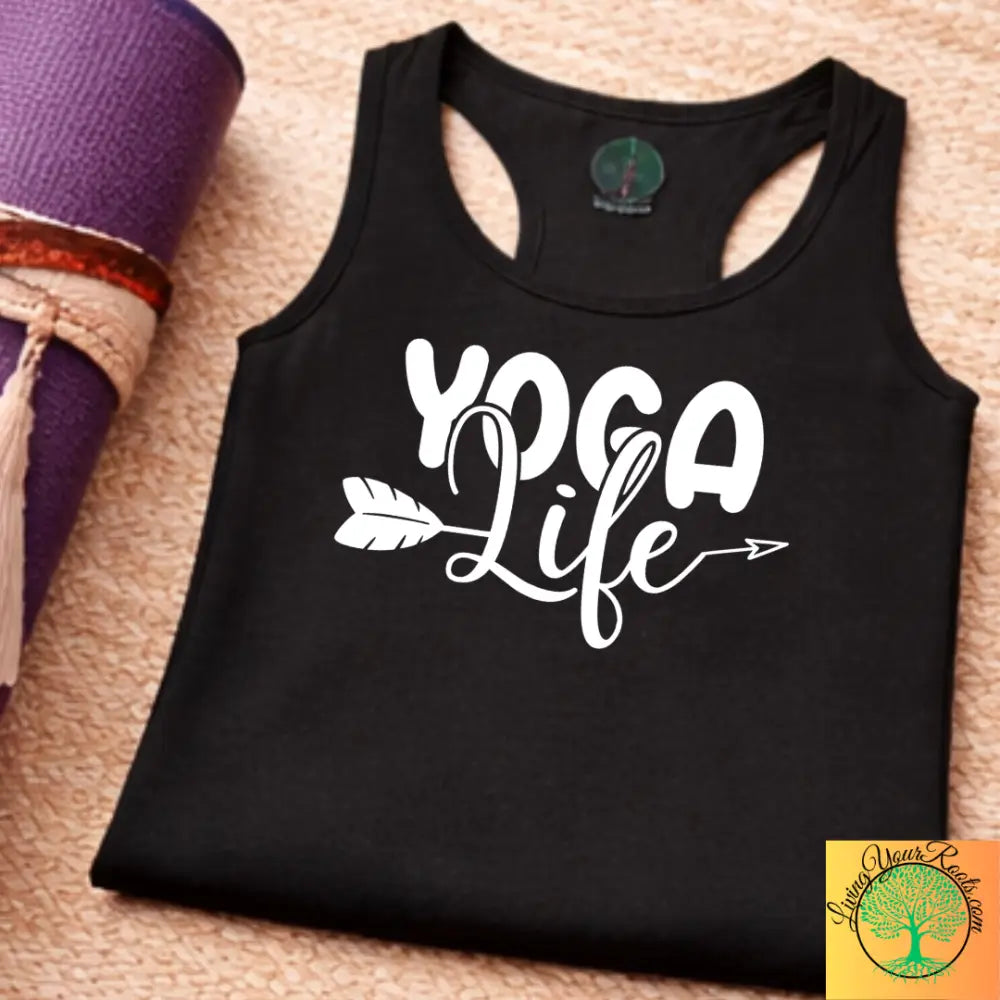 Yoga Life Women’s Racerback Tank, Comfortable Yoga Tank Top - Tank Top