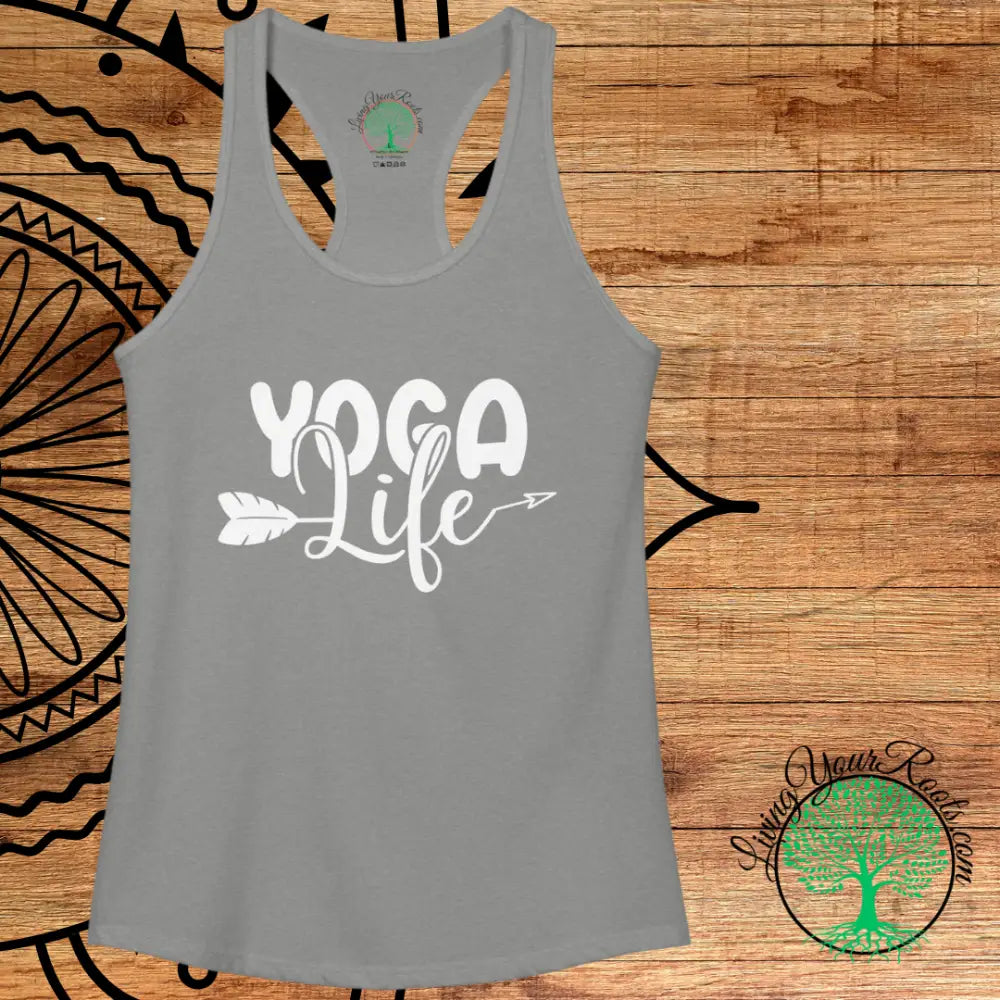 Yoga Life Women’s Racerback Tank, Comfortable Yoga Tank Top - Tank Top