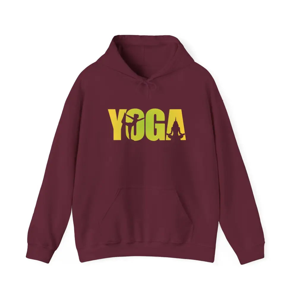 Yoga Silhouette Hoodie; Women’s Pilates & Meditation Sweatshirt - Hoodie