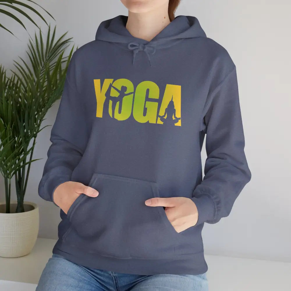 Yoga Silhouette Hoodie; Women’s Pilates & Meditation Sweatshirt - Hoodie