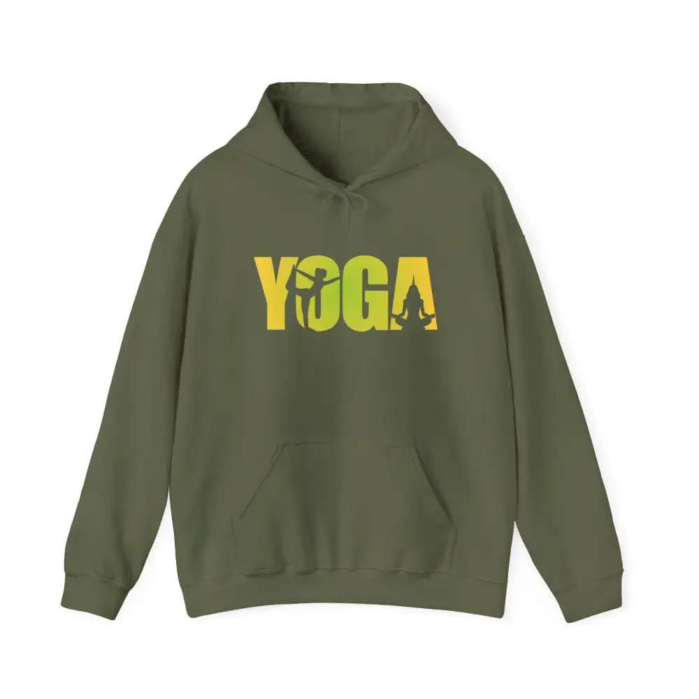 Yoga Silhouette Hoodie; Women’s Pilates & Meditation Sweatshirt - Hoodie