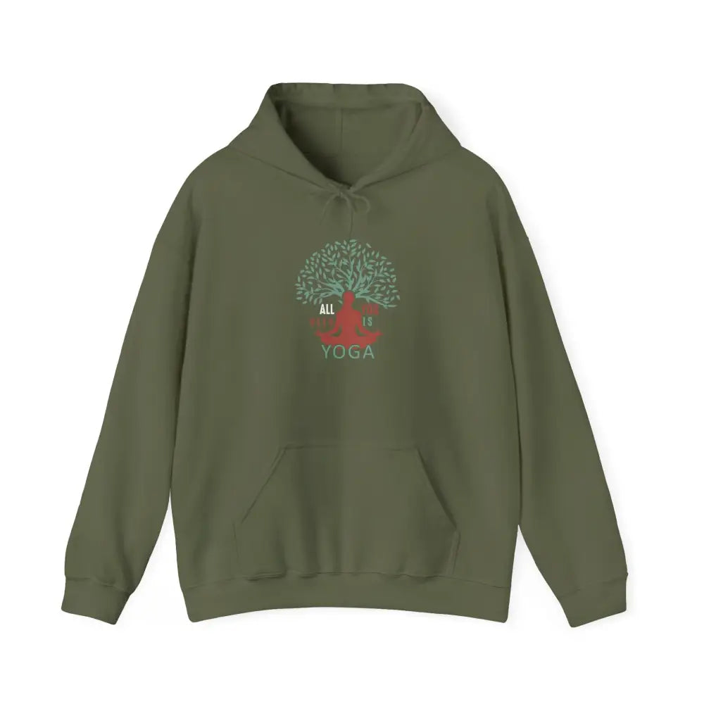 Yoga Tree Hoodie — All Breath All Yoga Pullover - Hoodie