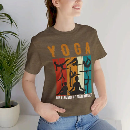 Yoga Unisex Jersey Short Sleeve Yoga Tee - T-Shirt