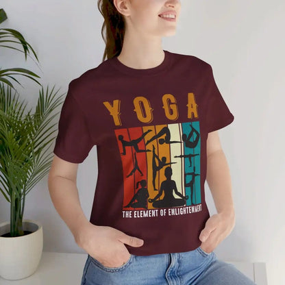 Yoga Unisex Jersey Short Sleeve Yoga Tee - T-Shirt