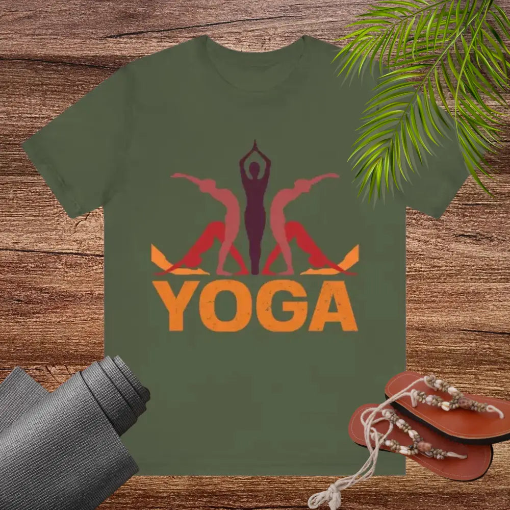 Yoga With Pose Unisex Jersey Short Sleeve Tee - T-Shirt