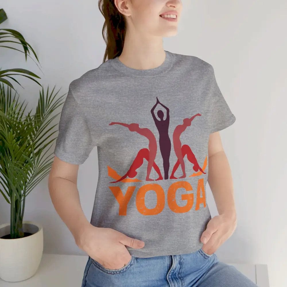 Yoga With Pose Unisex Jersey Short Sleeve Tee - T-Shirt