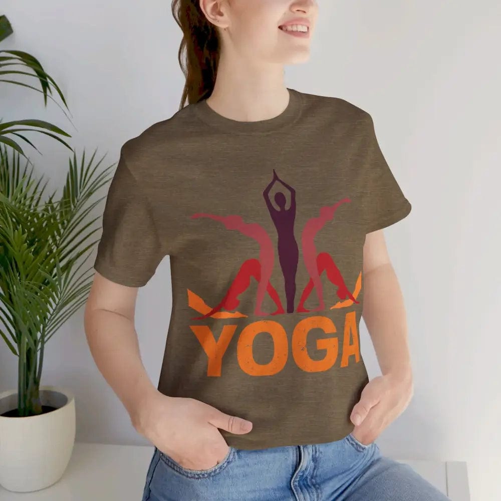 Yoga With Pose Unisex Jersey Short Sleeve Tee - T-Shirt