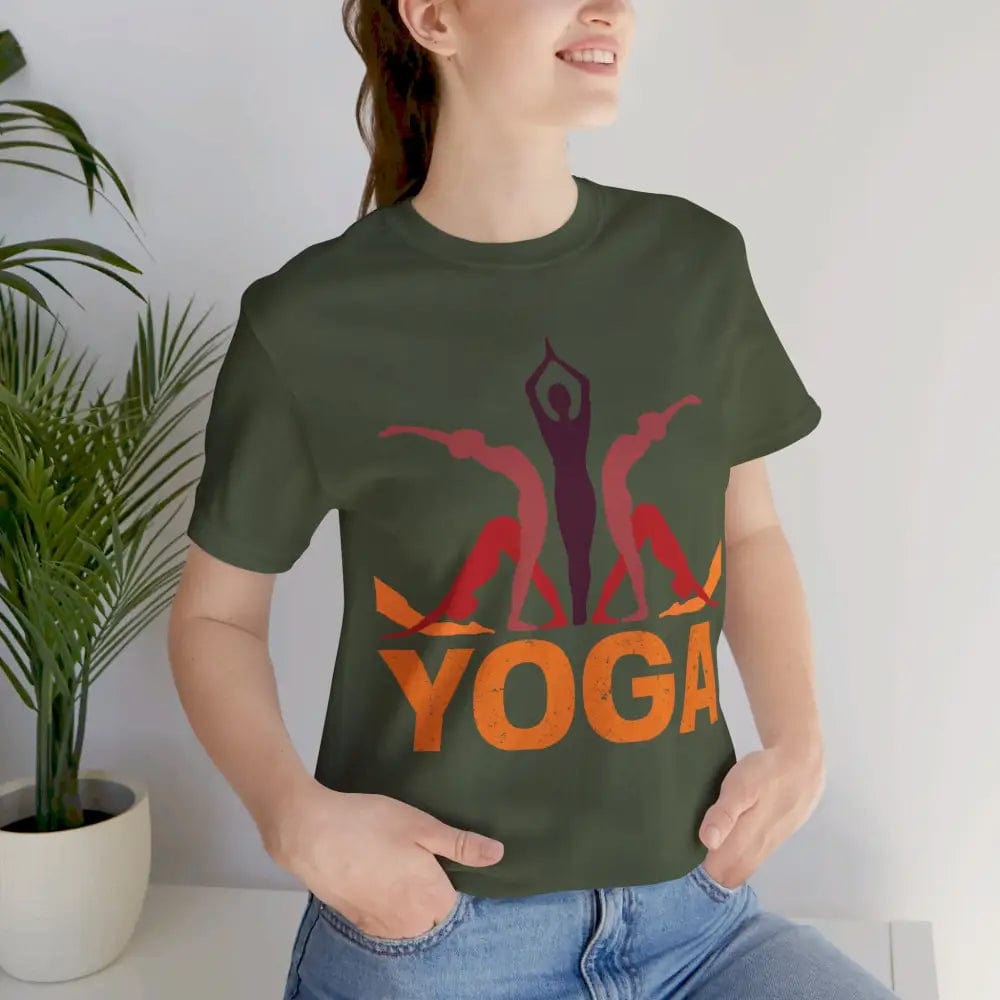 Yoga With Pose Unisex Jersey Short Sleeve Tee - T-Shirt