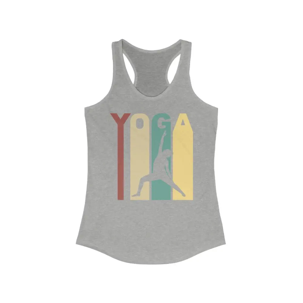 Yoga Women’s Ideal Racerback Tank - Heather Grey / XS - Tank Top