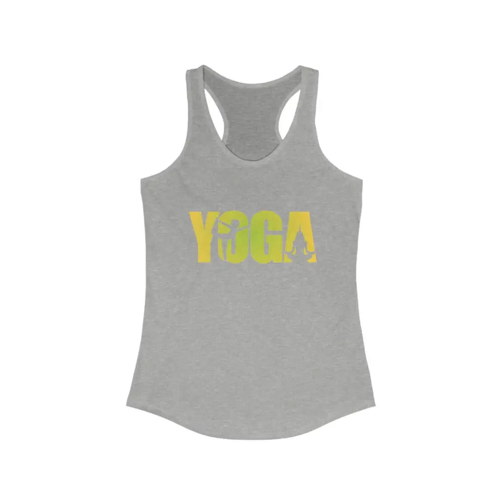 Yoga Women’s Ideal Racerback Tank - Heather Grey / XS - Tank Top