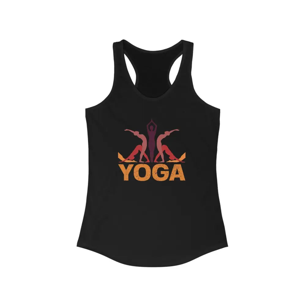 Yoga Women’s Ideal Racerback Tank - Solid Black / XS - Tank Top