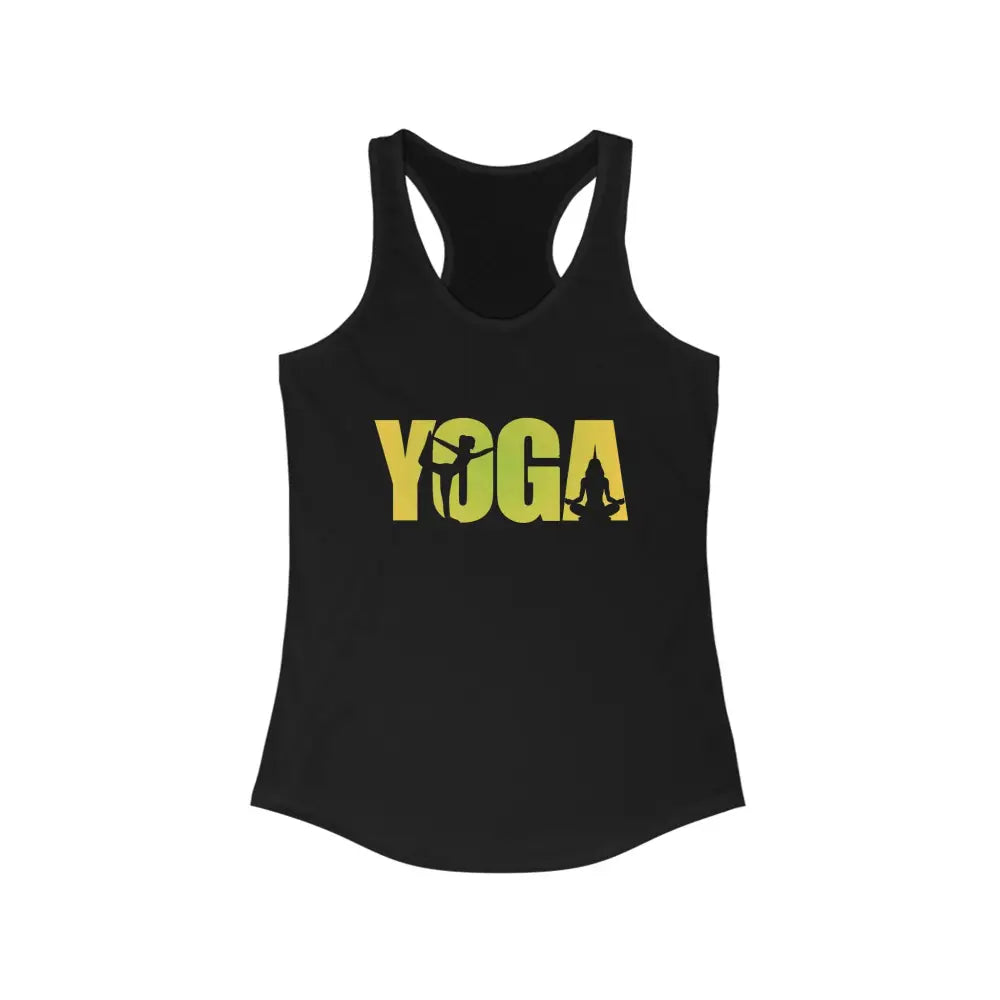 Yoga Women’s Ideal Racerback Tank - Solid Black / XS - Tank Top