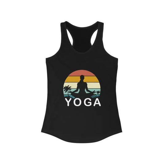 Yoga Women’s Ideal Racerback Tank - Solid Black / XS - Tank Top