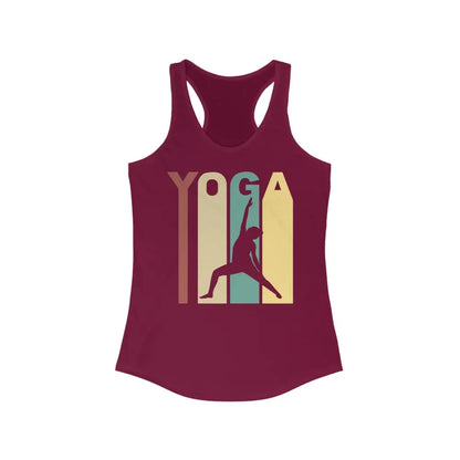 Yoga Women’s Ideal Racerback Tank - Solid Cardinal Red / XS - Tank Top