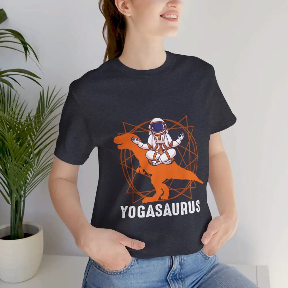 Yogasaurus Unisex Jersey Short Sleeve Yoga Tee - T-Shirt