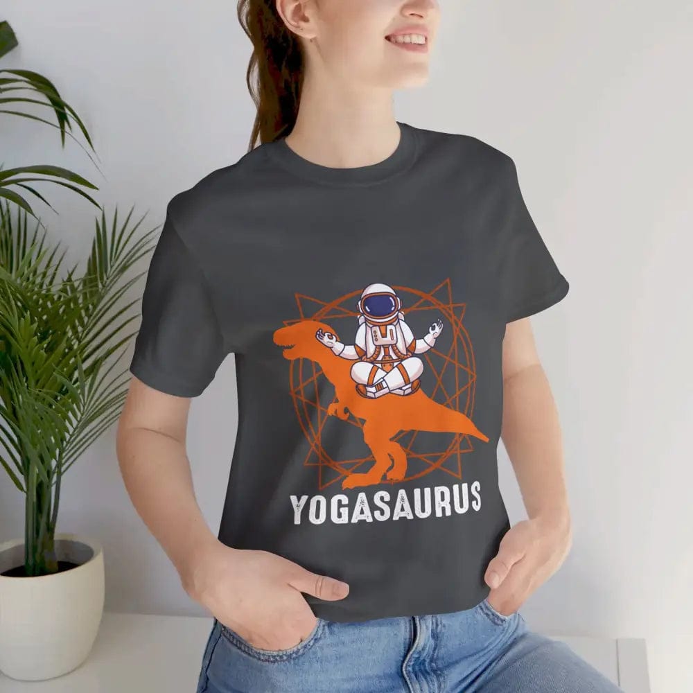 Yogasaurus Unisex Jersey Short Sleeve Yoga Tee - T-Shirt