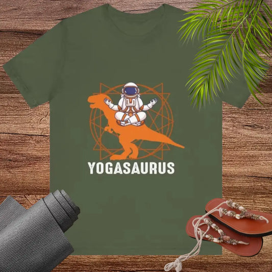 Yogasaurus Unisex Jersey Short Sleeve Yoga Tee - T-Shirt