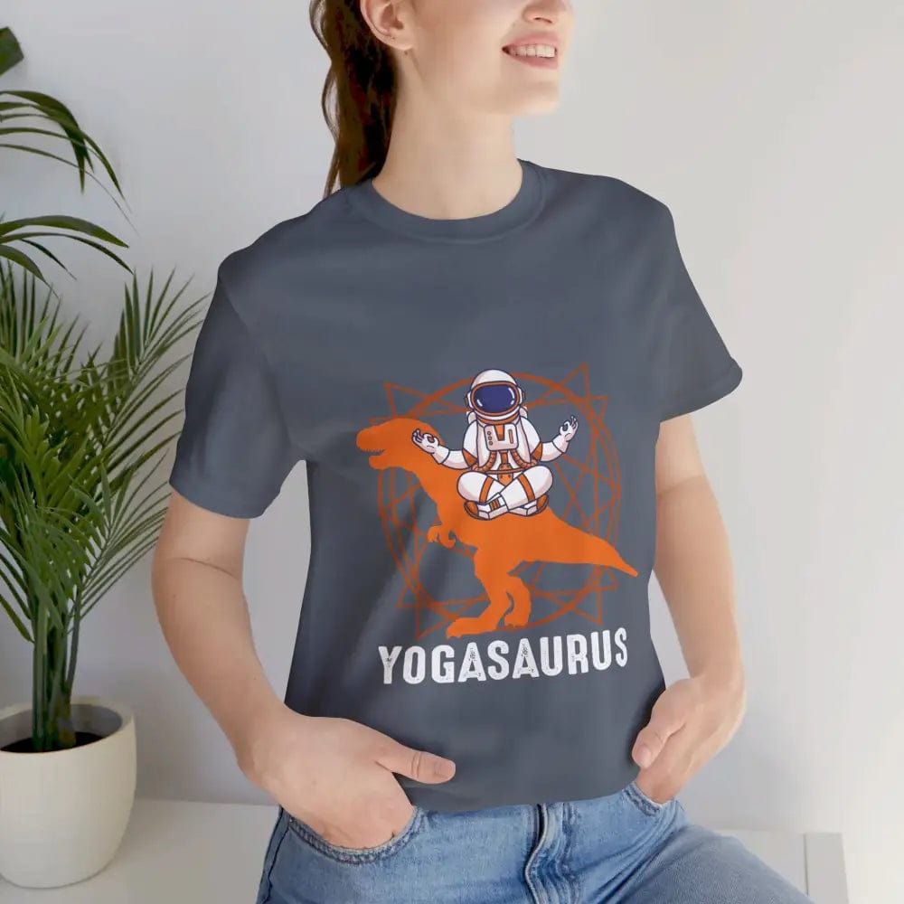 Yogasaurus Unisex Jersey Short Sleeve Yoga Tee - T-Shirt