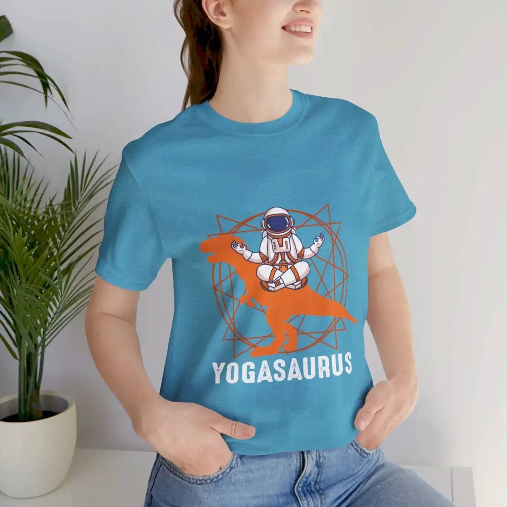 Yogasaurus Unisex Jersey Short Sleeve Yoga Tee - T-Shirt