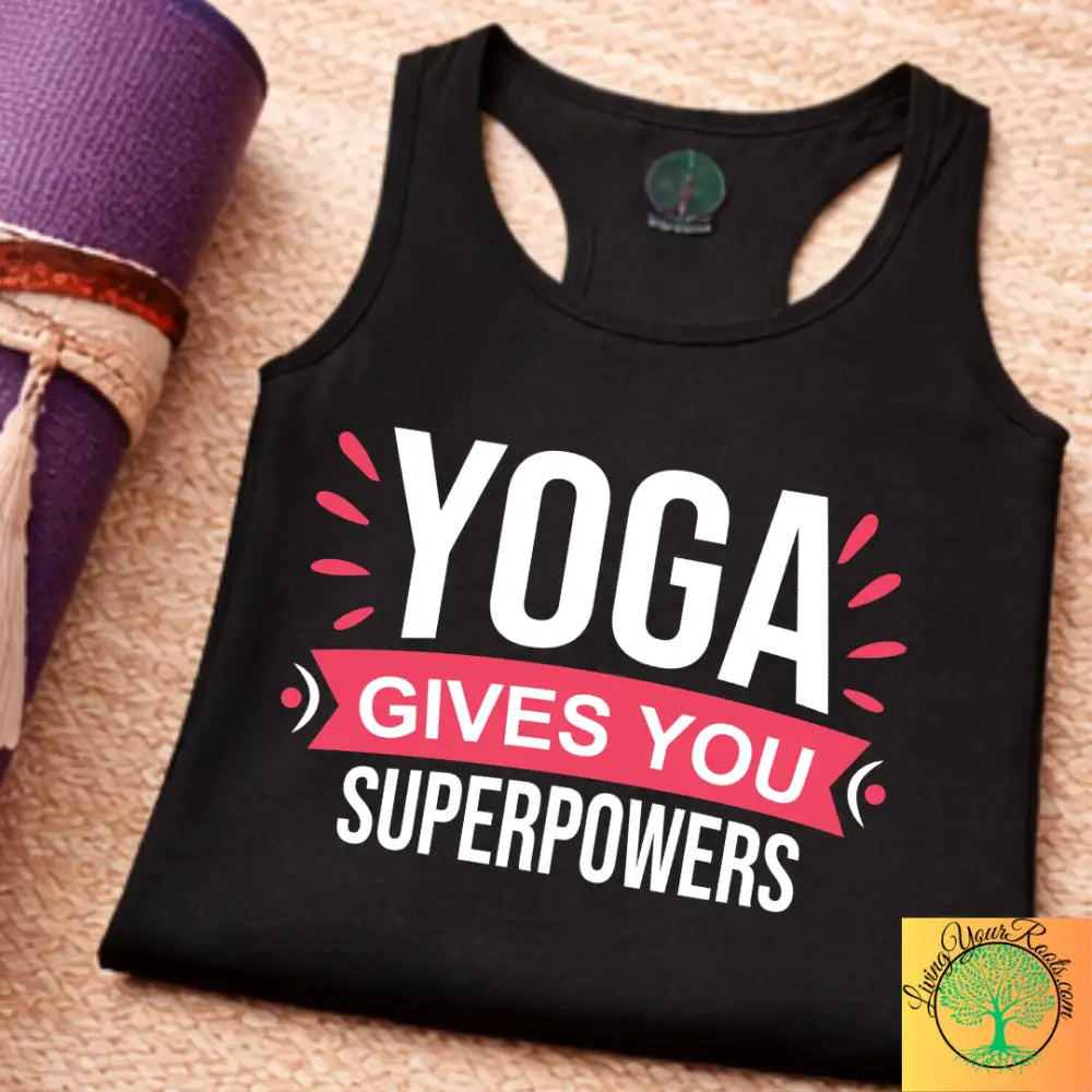You Had Me At Namaste Womens Yoga Racerback Tank - Tank Top